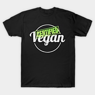 Label For Certified Vegan T-Shirt